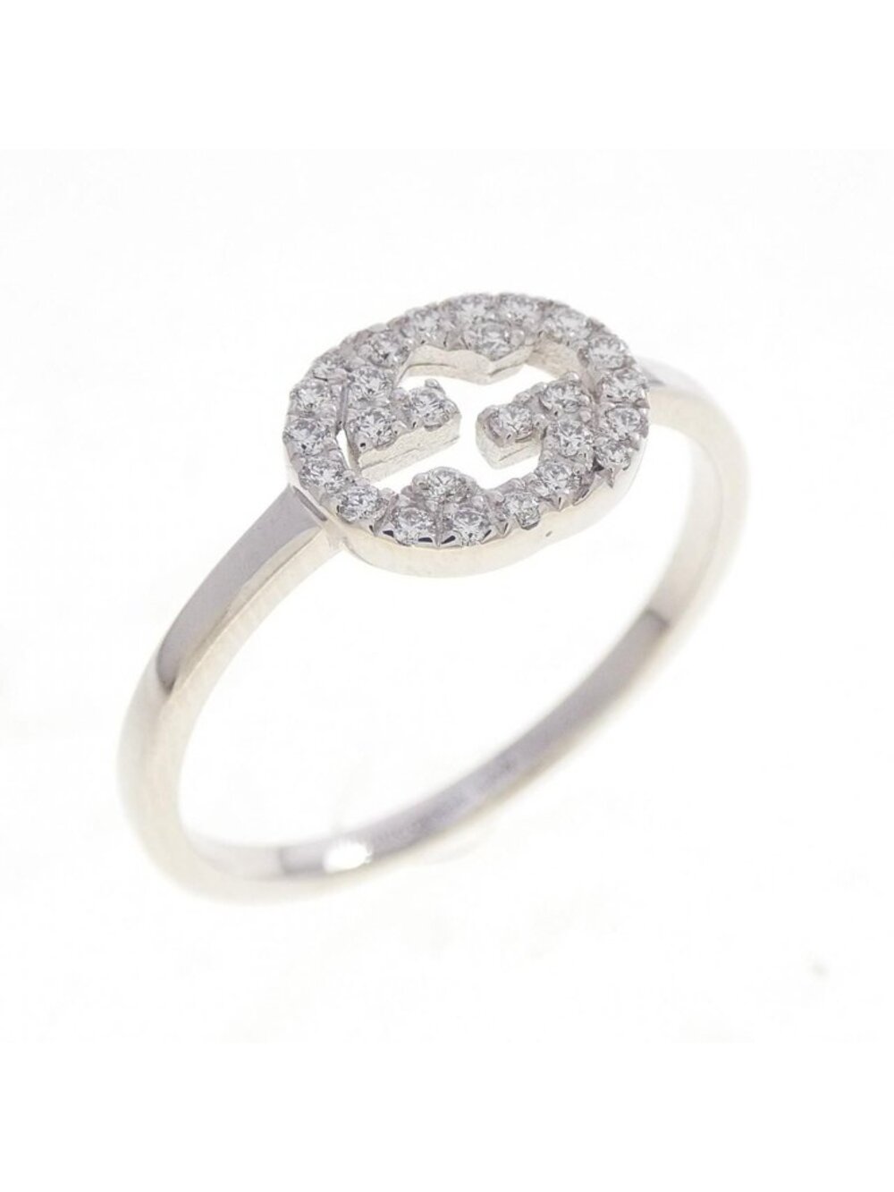 Gucci Diamond Ring White Gold